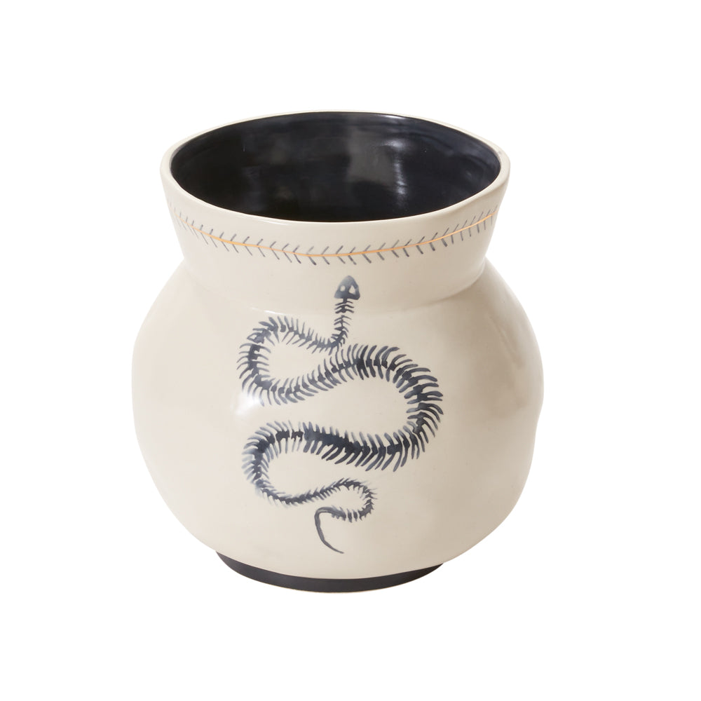 Sinuous Vase 8.75"x 9"