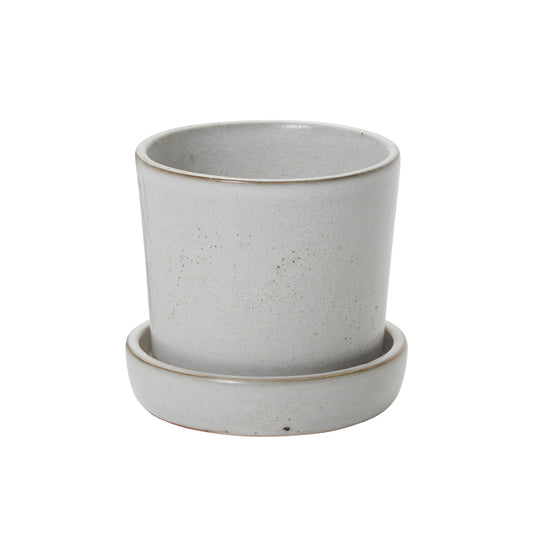 Watson Pot with Saucer 3.5"x 3.5"
