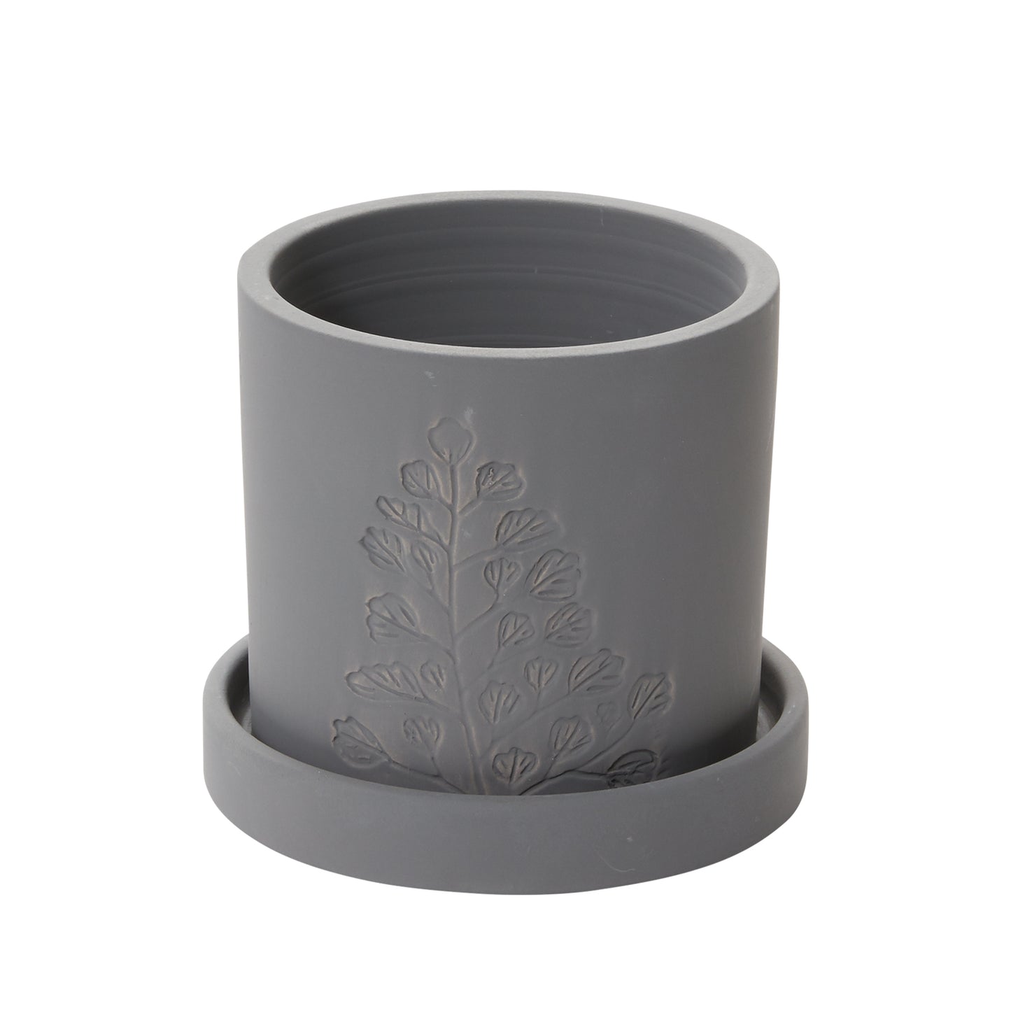 Sampson Pot with Saucer 5.25"x 5.75"