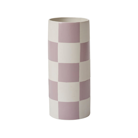 Checkerboard Vase 5"x 12"