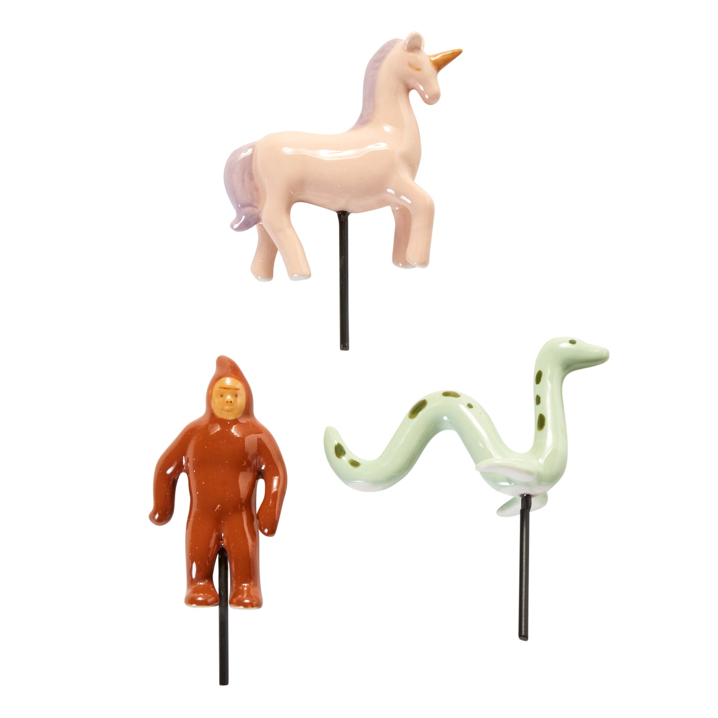 Mythical Creatures Plant Sticks Set of 3 - 3.5"/4"/4.5"