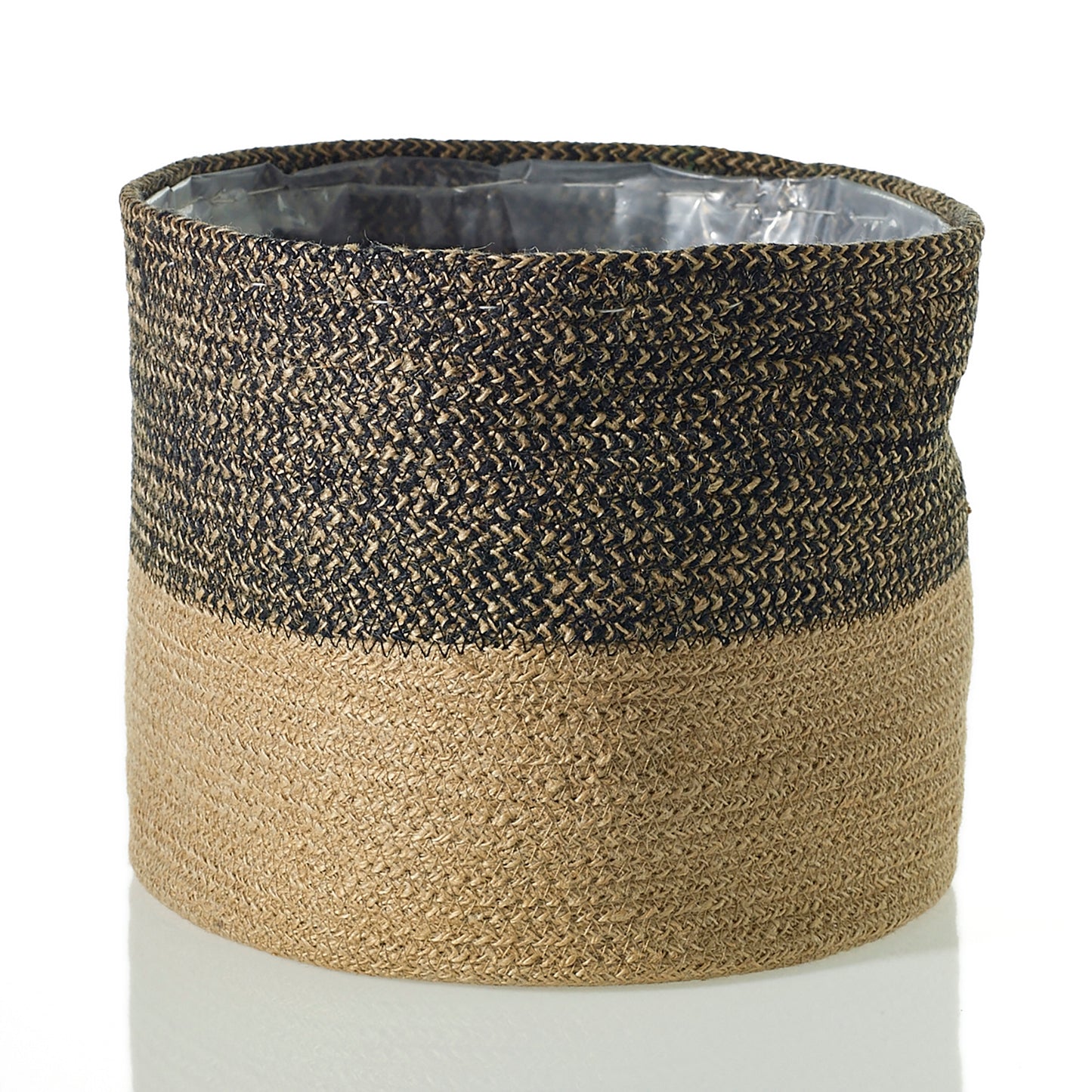 Black Jute Basket 10.25"x 8.5"