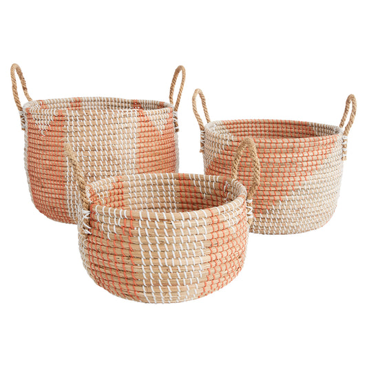 Summer Basket 16.25"/15.75"/14.25"