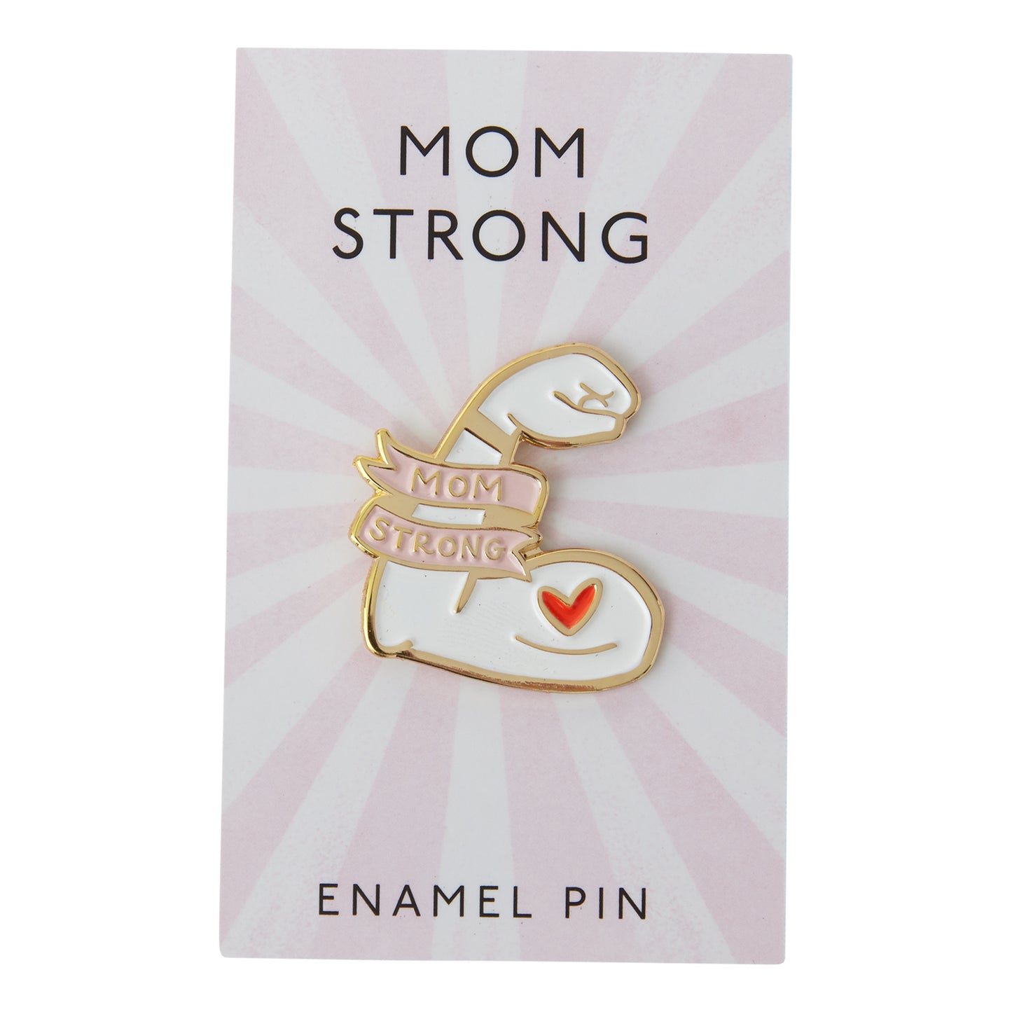 Enamel Pin - Mom Strong 1"x 1.25"