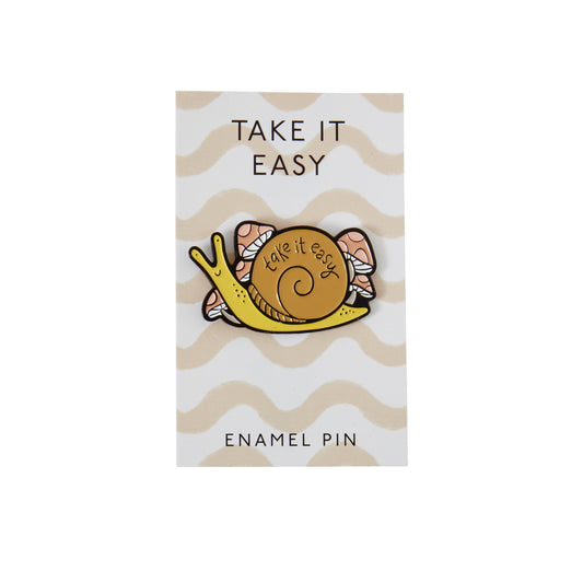 Enamel Pin - Take It Easy 1.75"x 1"
