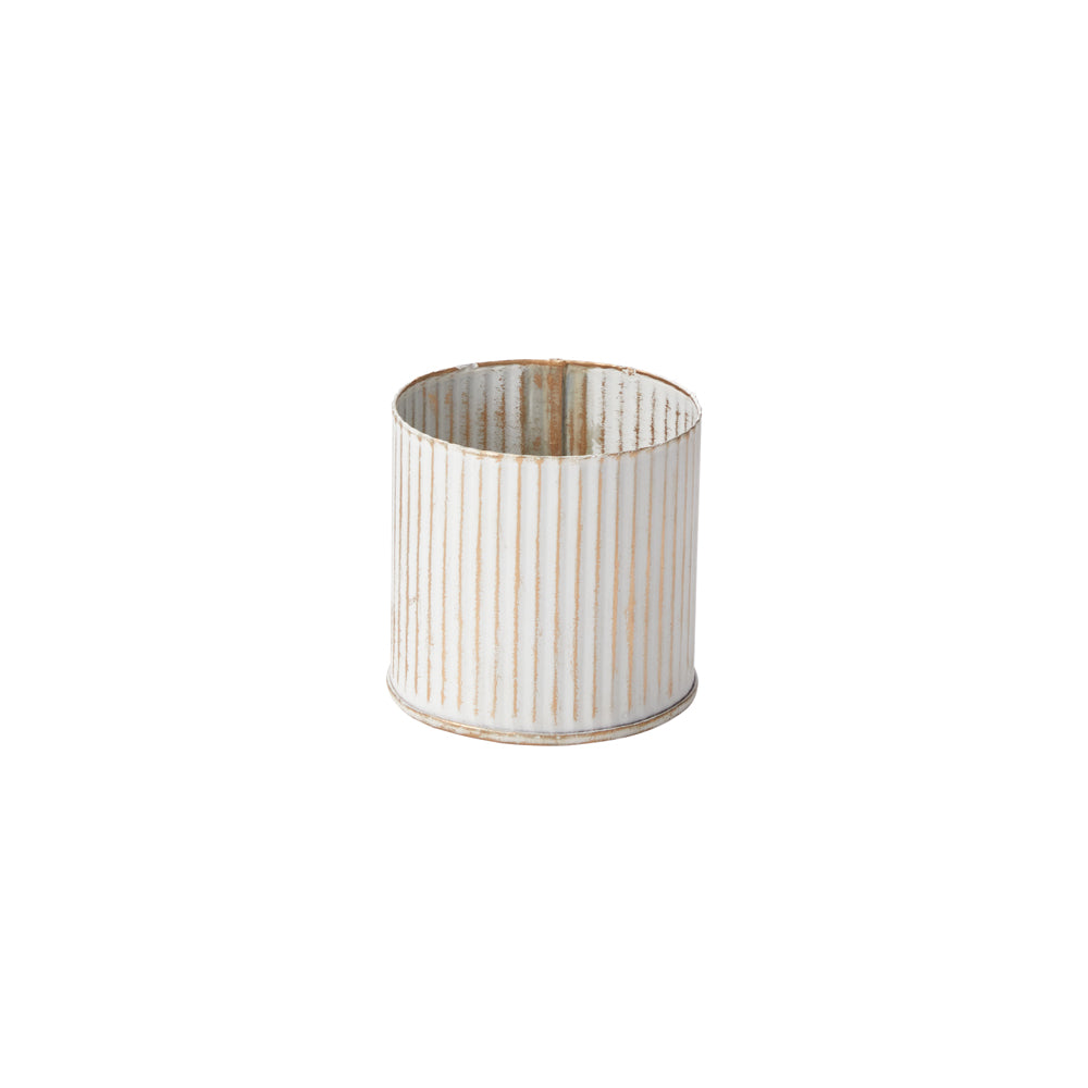 Whitewashed Norah Vase 3"x 3"