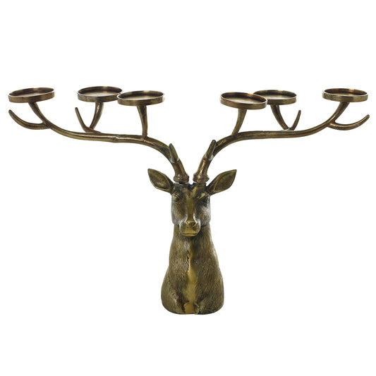 Stag Candleholder 35.5"x 11.5"x 21"