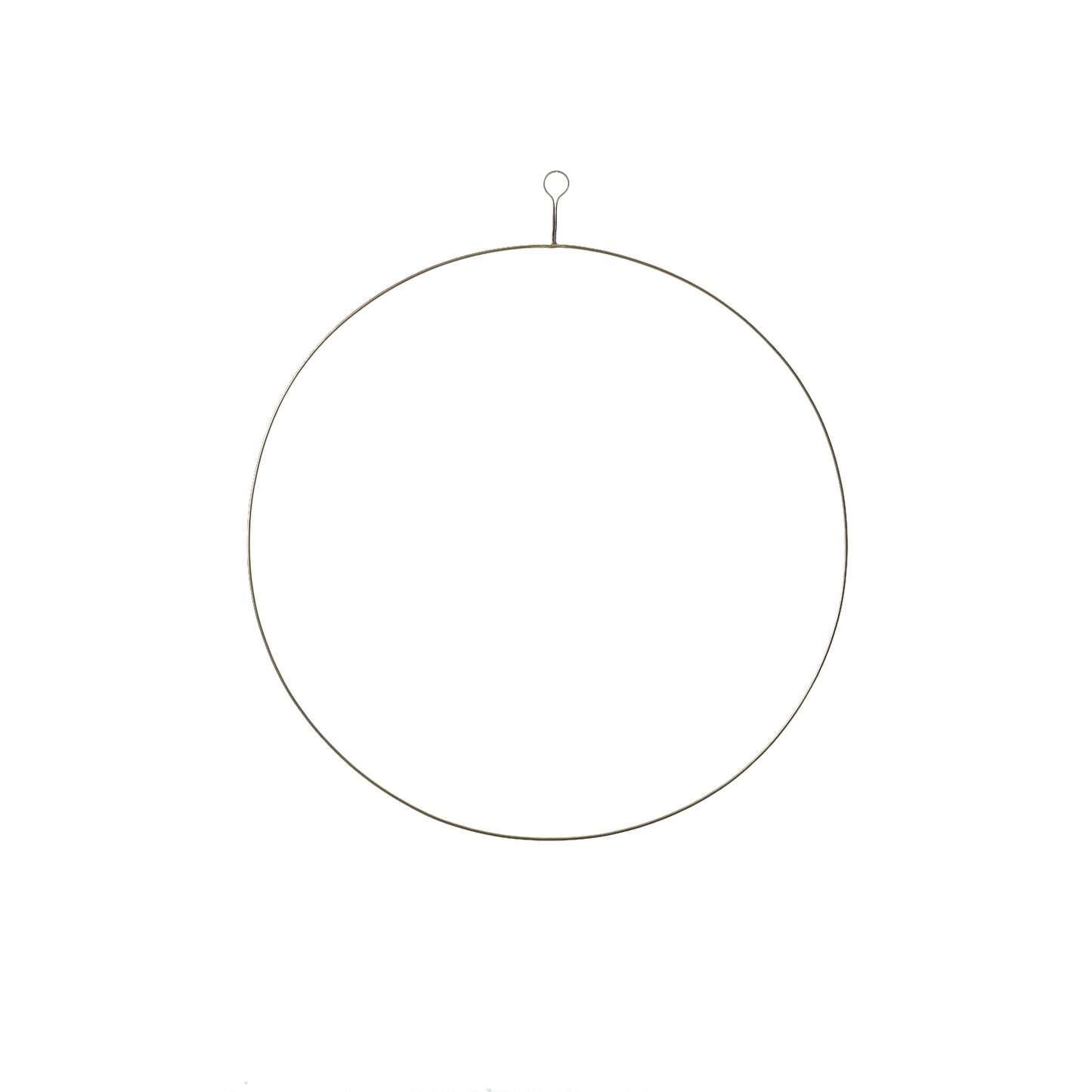 Ring Brass Wreath 24"