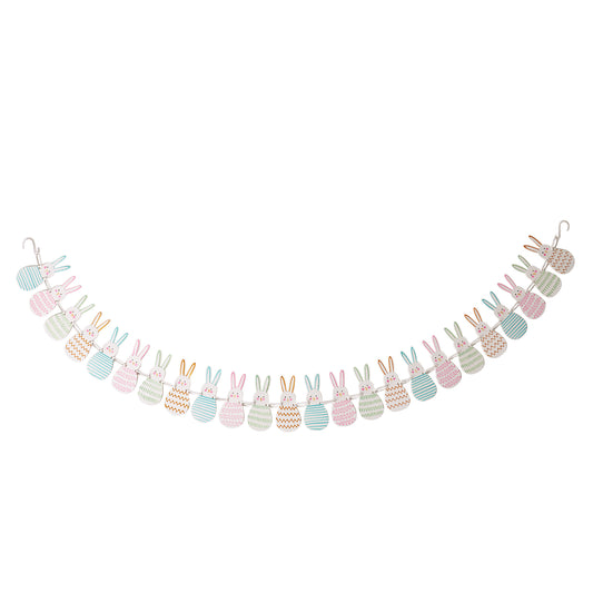 Pastel Bunny Garland 3'