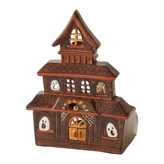 Haunted House CNDLHR9.5"x5.75"x 13"