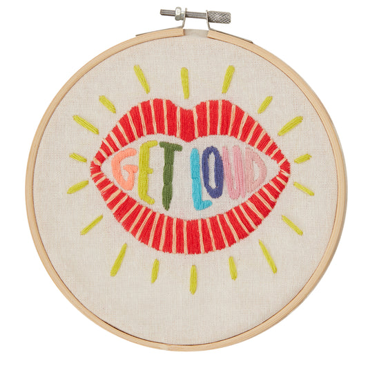 Get Loud DIY Embroidery Kit 8.5"x 1"x 10"