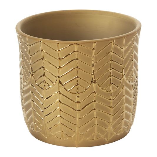 Aurum Textured Pot 7"x 6.25"