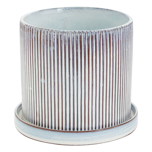 Curio Pot with Saucer 7.5"x 6.75"