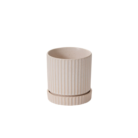 Los Feliz Pot with Saucer 5"x 5.5"