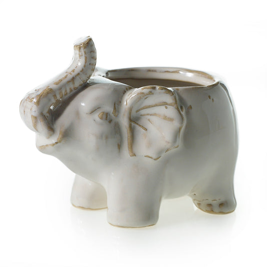 Elephant Pot 5"x 3"x 4"
