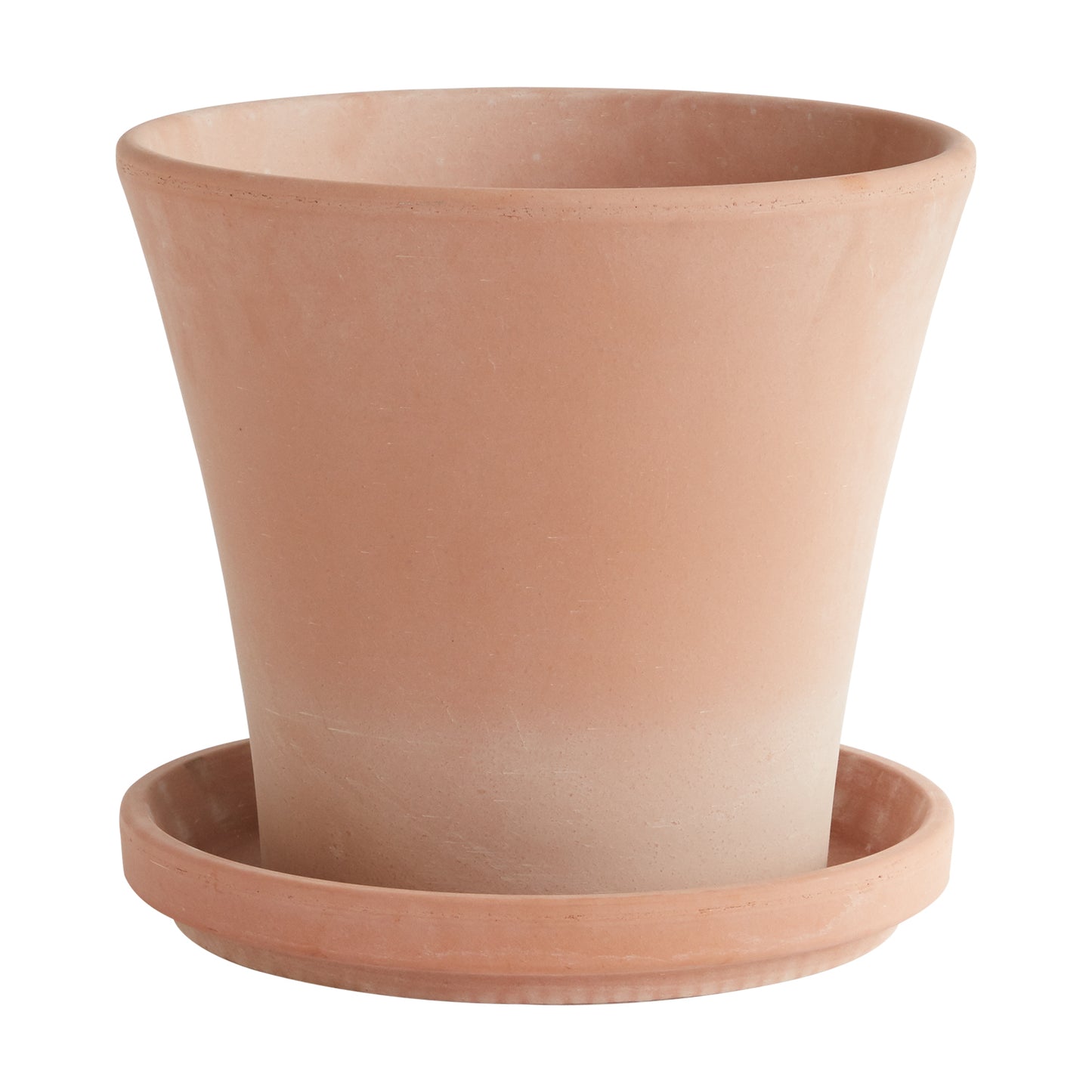 Earthen Pot with Saucer 15"x 14"