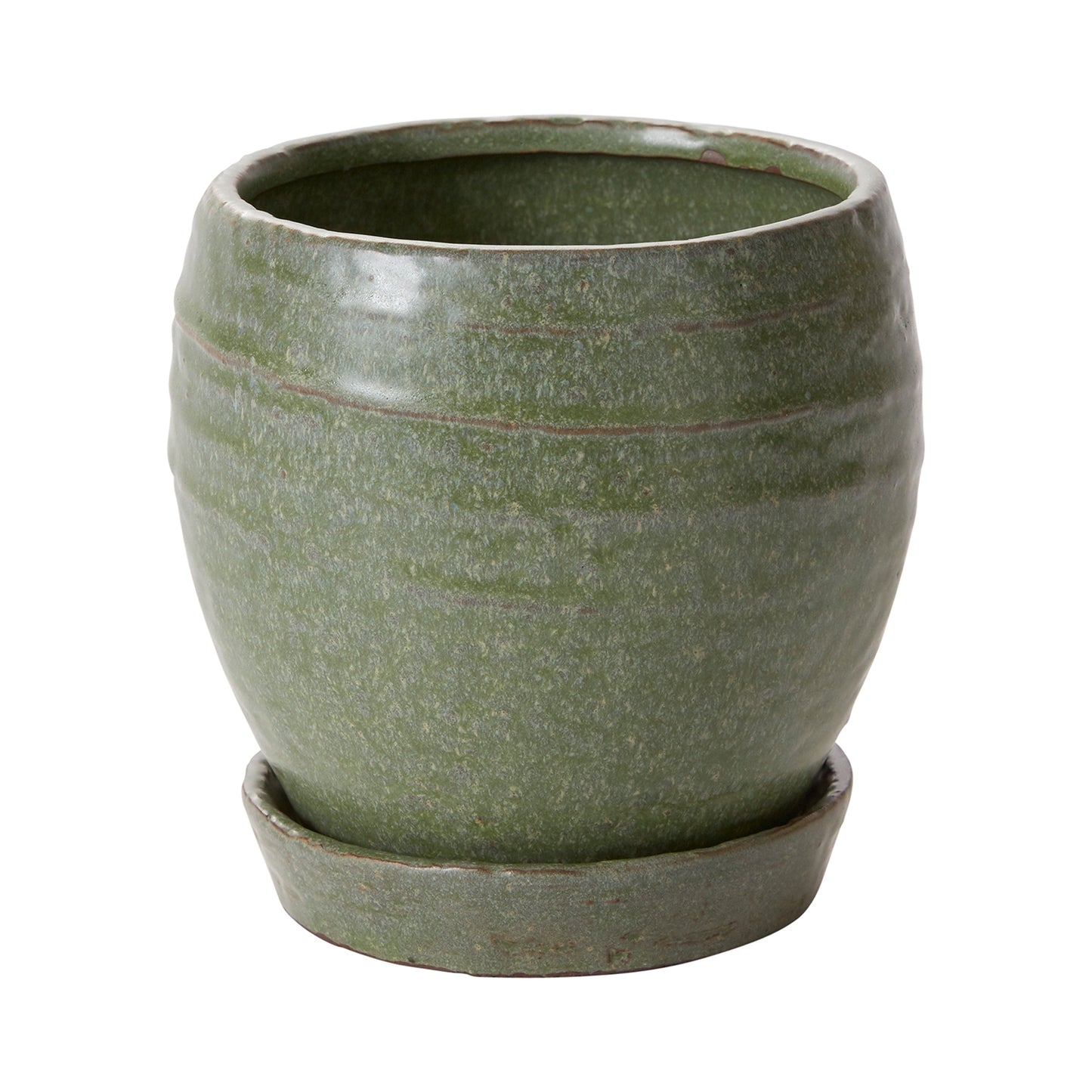 Bradford Pot with Saucer 5.5"x 5.5"