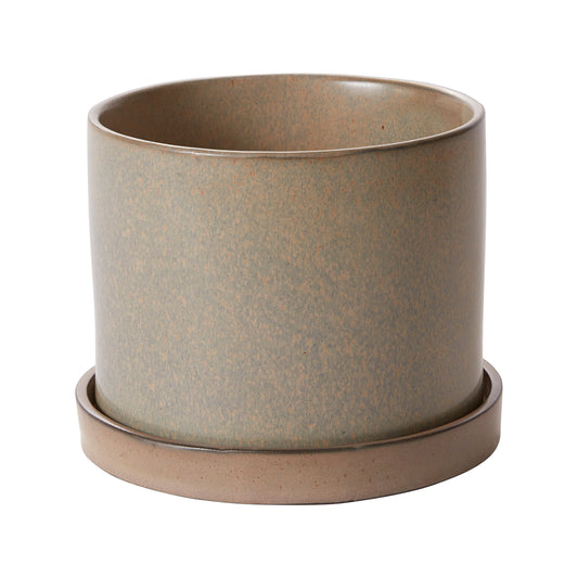 Hawthorne Pot with Saucer 6.5"x 7"
