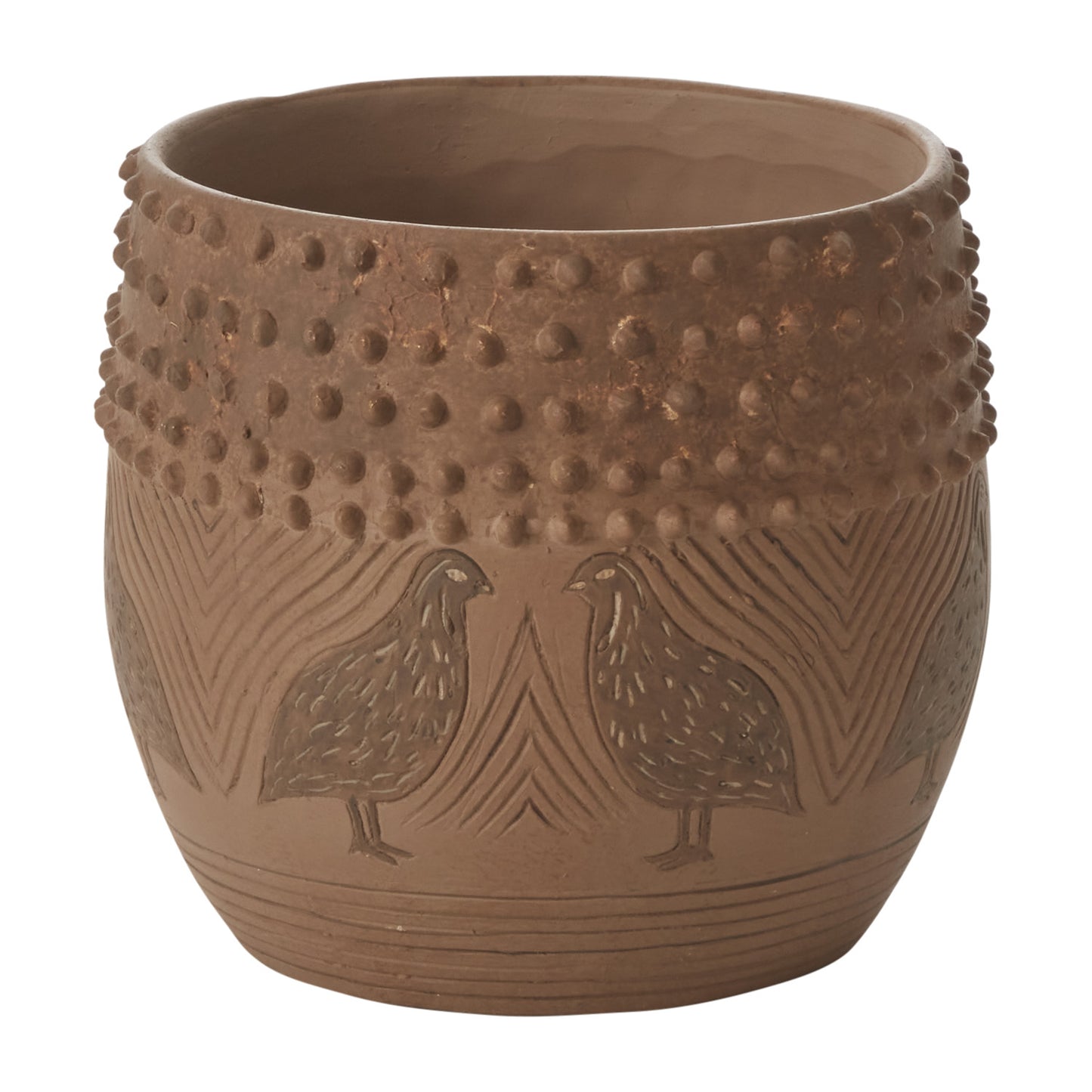 Mountain Quail Pot 7.5"x6.75"