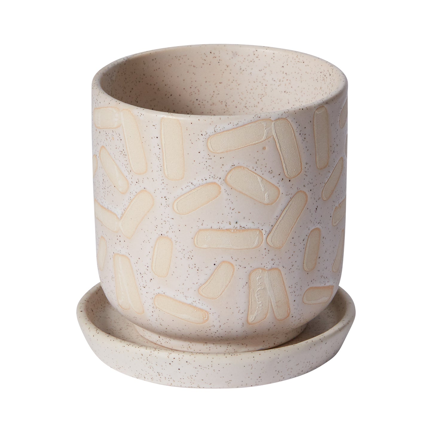 Sundae Pot with Saucer 4.75"x 4.75"