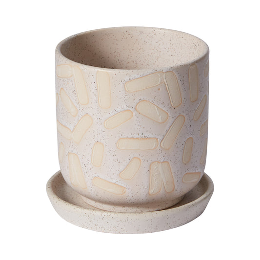 Sundae Pot with Saucer 4.75"x 4.75"