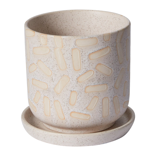 Sundae Pot with Saucer 5.75"x 5.5"