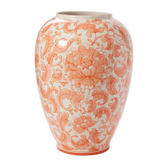 Elodie Vase Coral 13.25"x 18.5"
