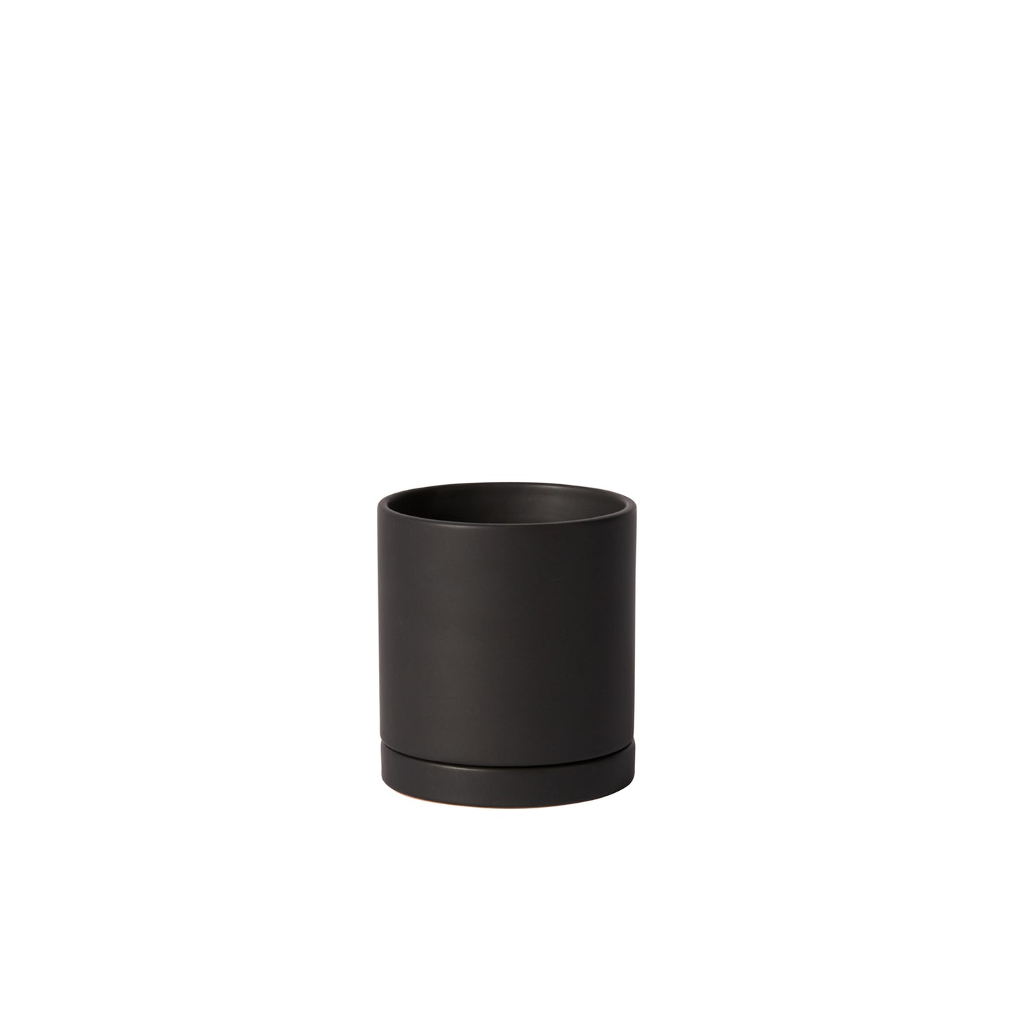 Romey Pot with Saucer 4.25"x 4.75"