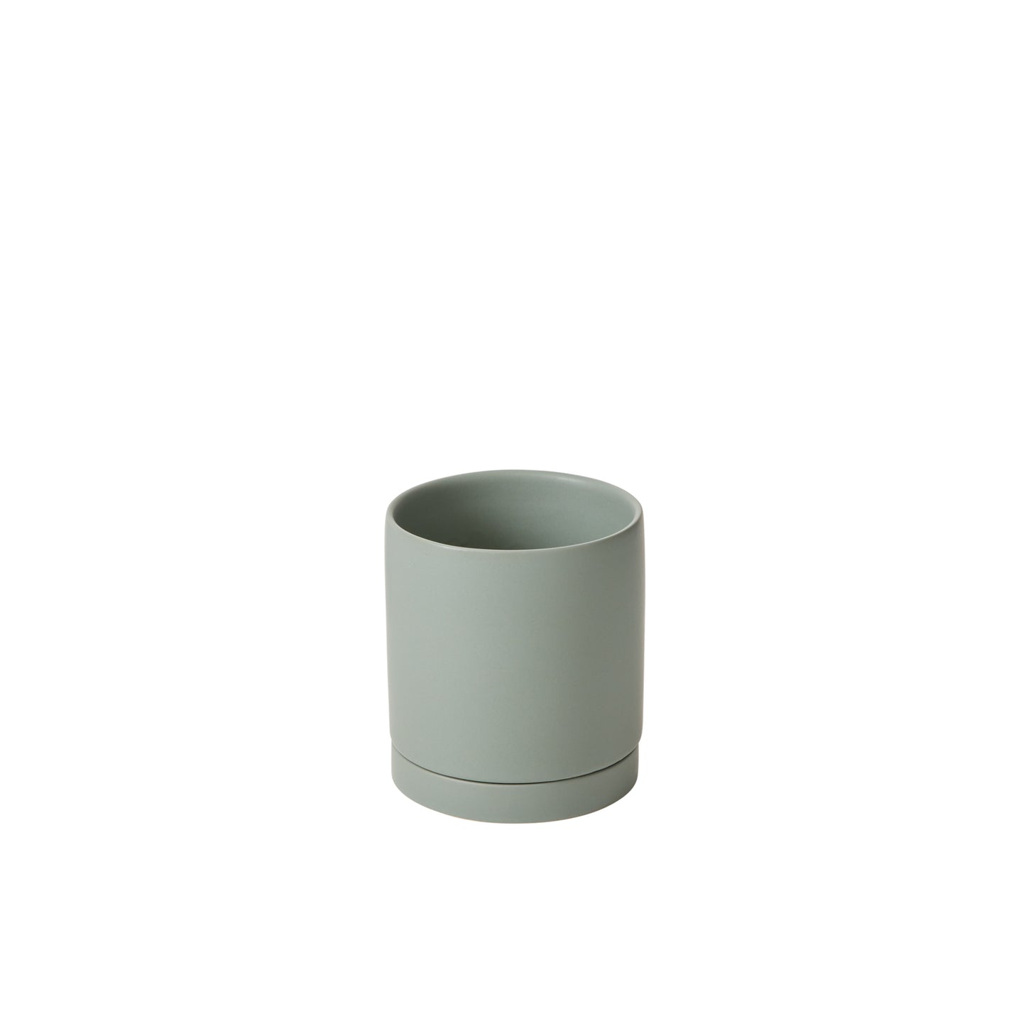 Romey Pot with Saucer 4.25"x 4.75"