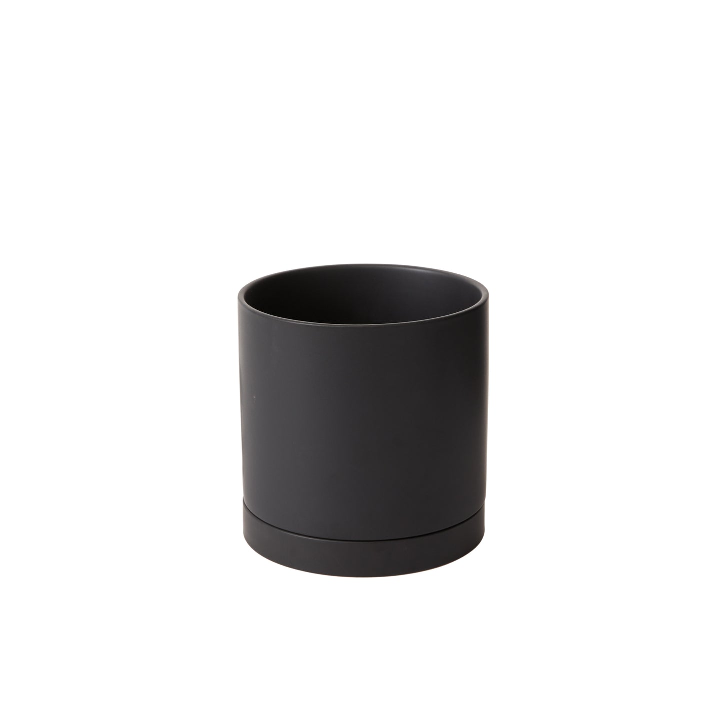 Romey Pot with Saucer 7"x 7"