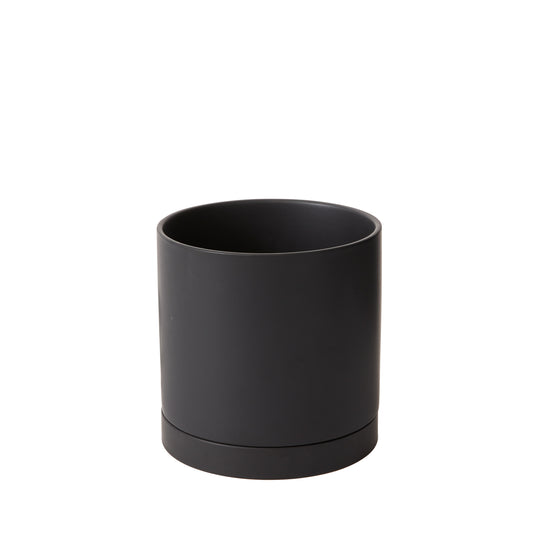 Romey Pot with Saucer 8"x 8"