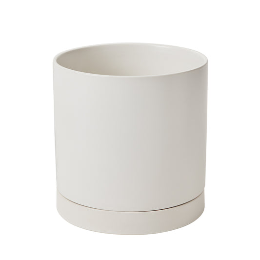 Romey Pot with Saucer 10"x 10"