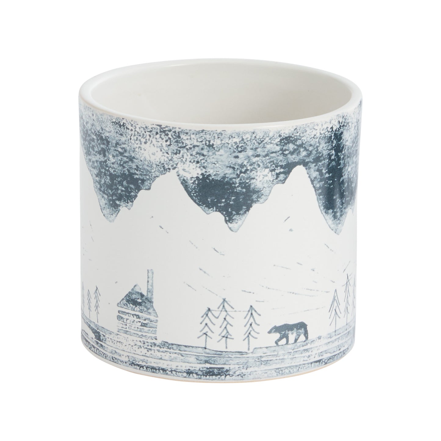 Cabin Bear Pot 4.5"x 4.25"