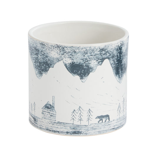 Cabin Bear Pot 4.5"x 4.25"