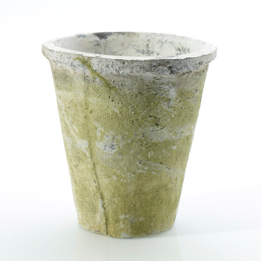 Antique White Pot 5.25"x 5.75"