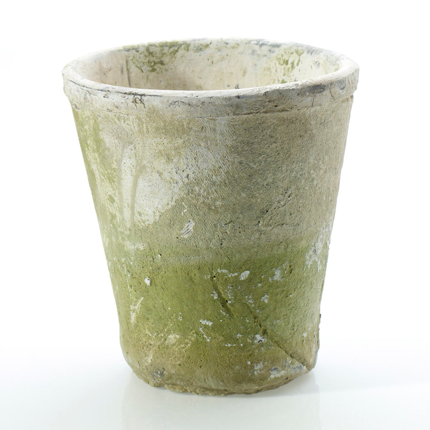 Antique White Pot 6.5"x 6.75"