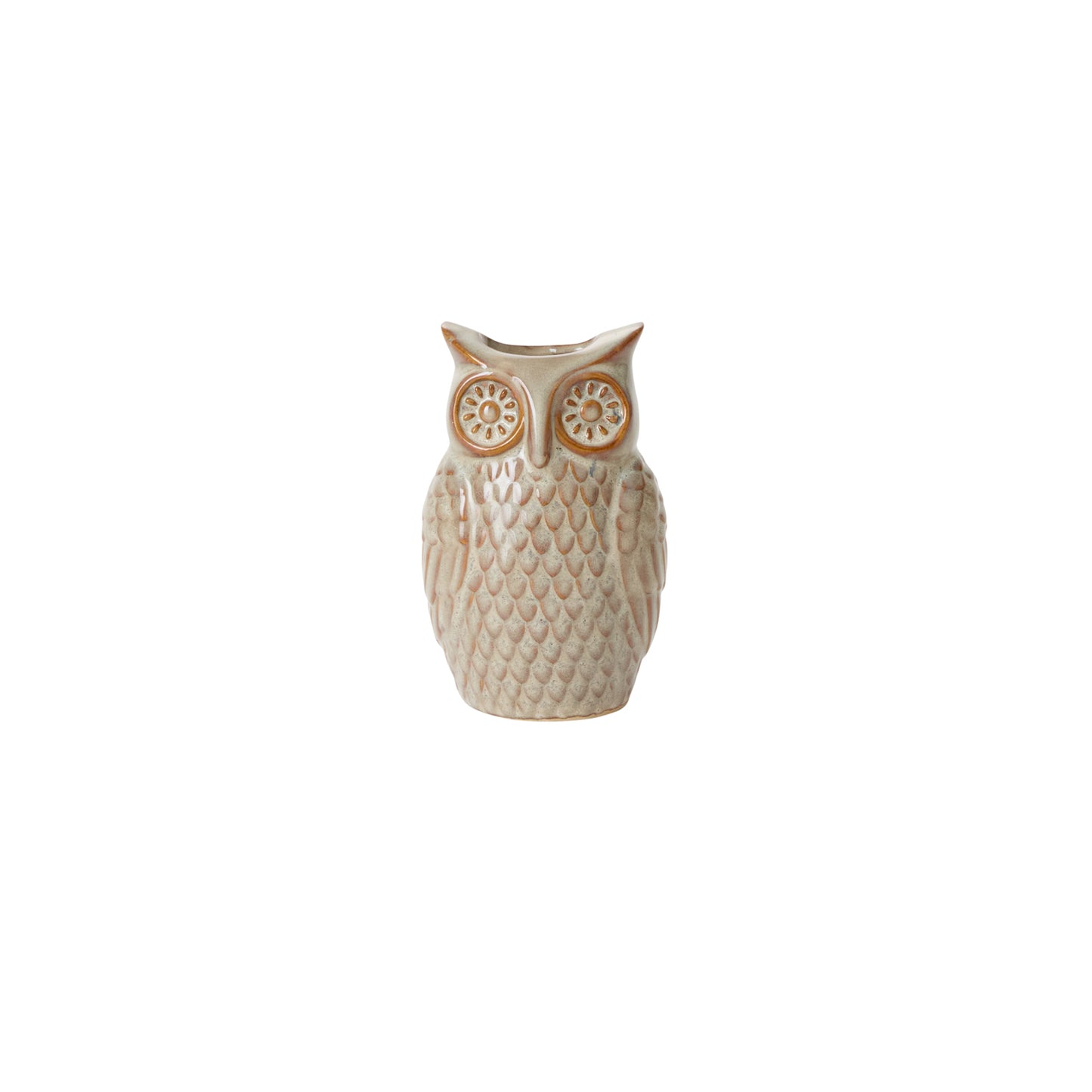 Great Grey Owl Budvase 4"x 3.5"x 6.25"