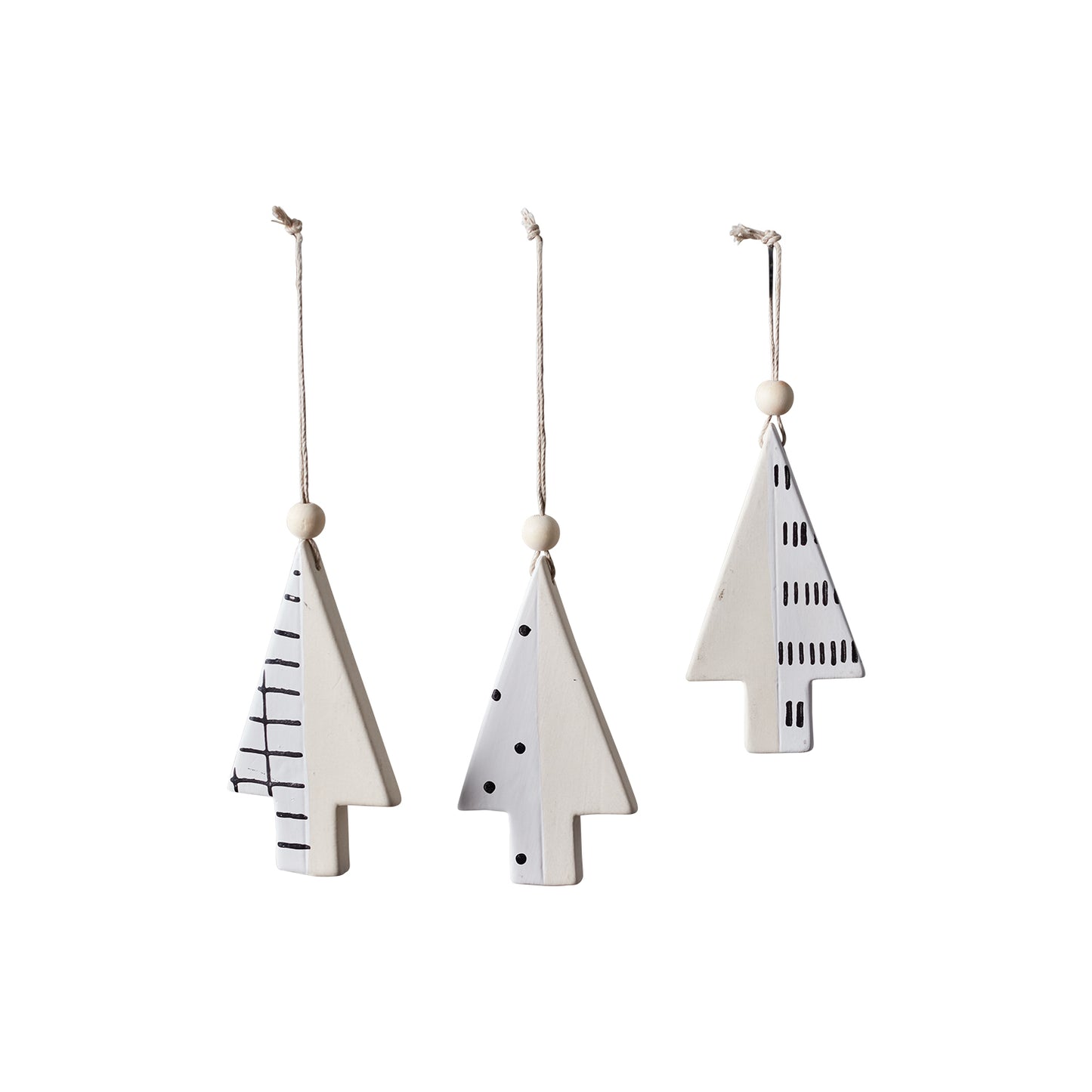 Jolin Tree Ornaments 2"x 0.25"x 4"