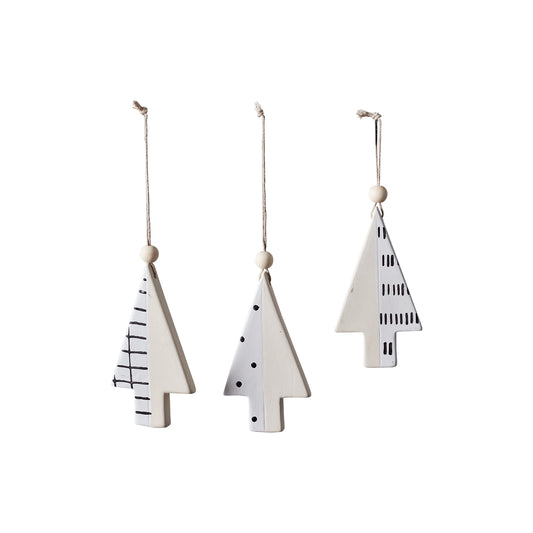 Jolin Tree Ornaments 2"x 0.25"x 4"