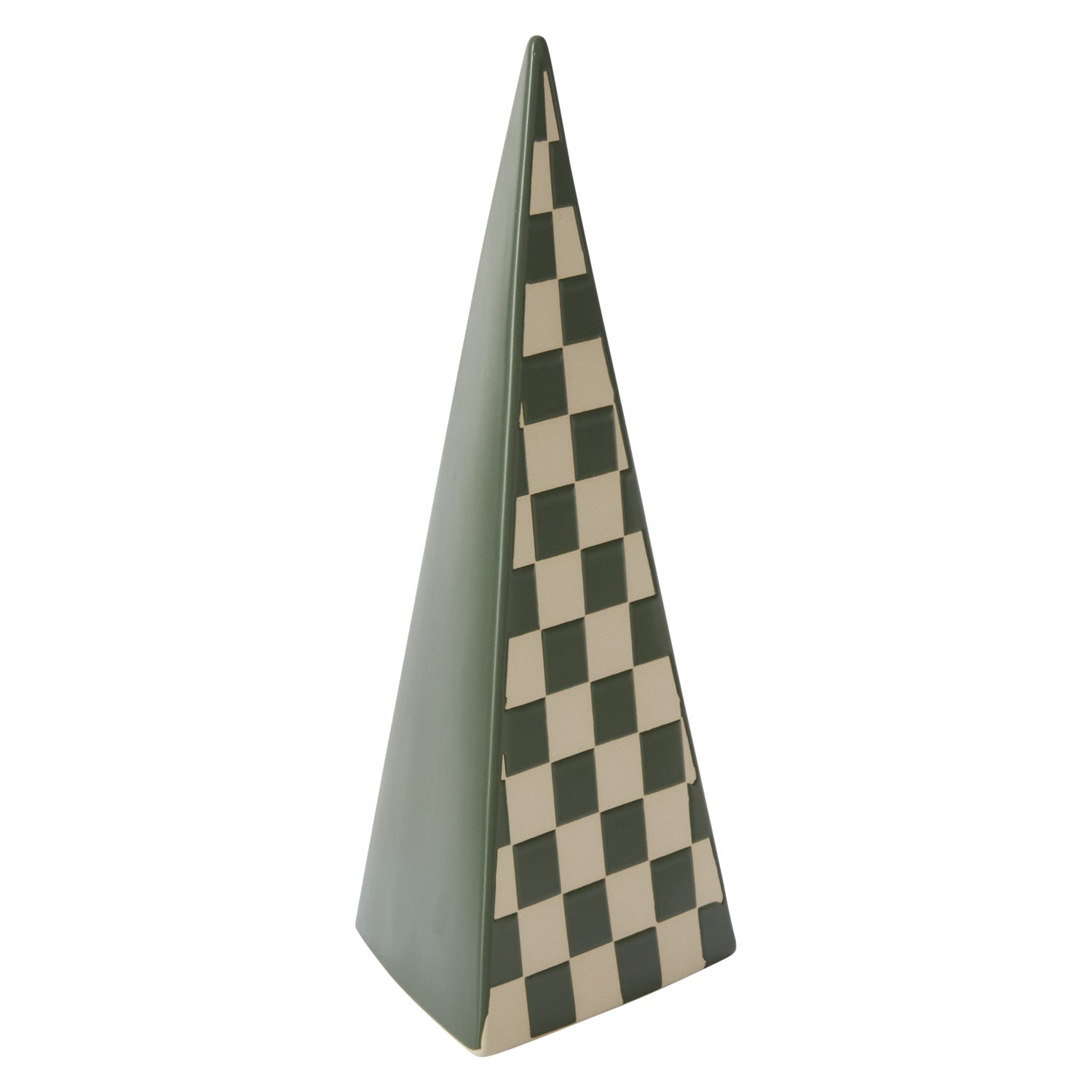 Checker Tree Figurine Green 5.75"x 14"