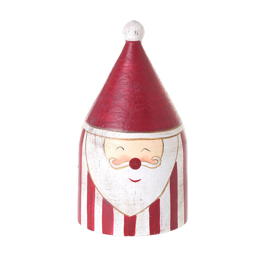 Candystripe Santa Figurine 1.75"x 3.25"