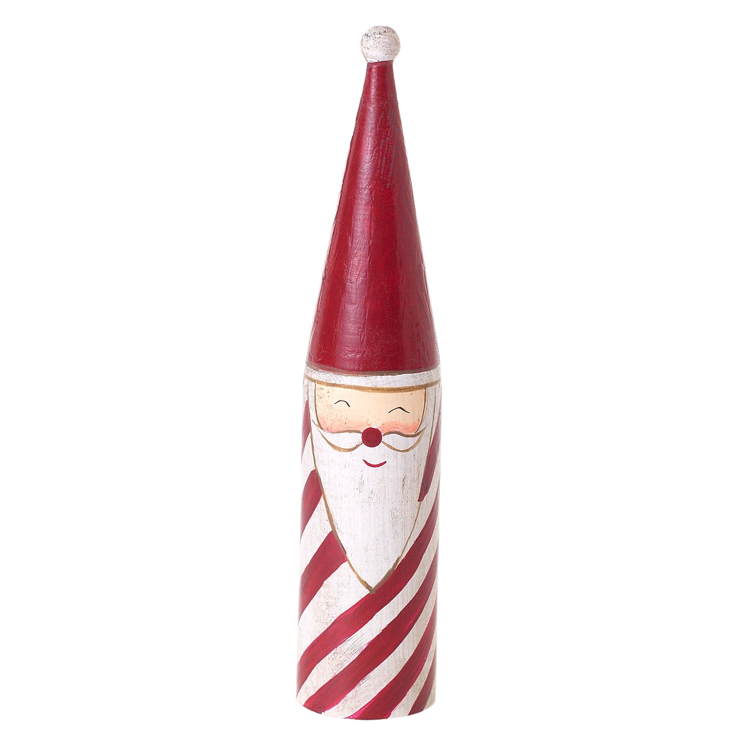 Candystripe Santa Figurine 1"x 4.75"