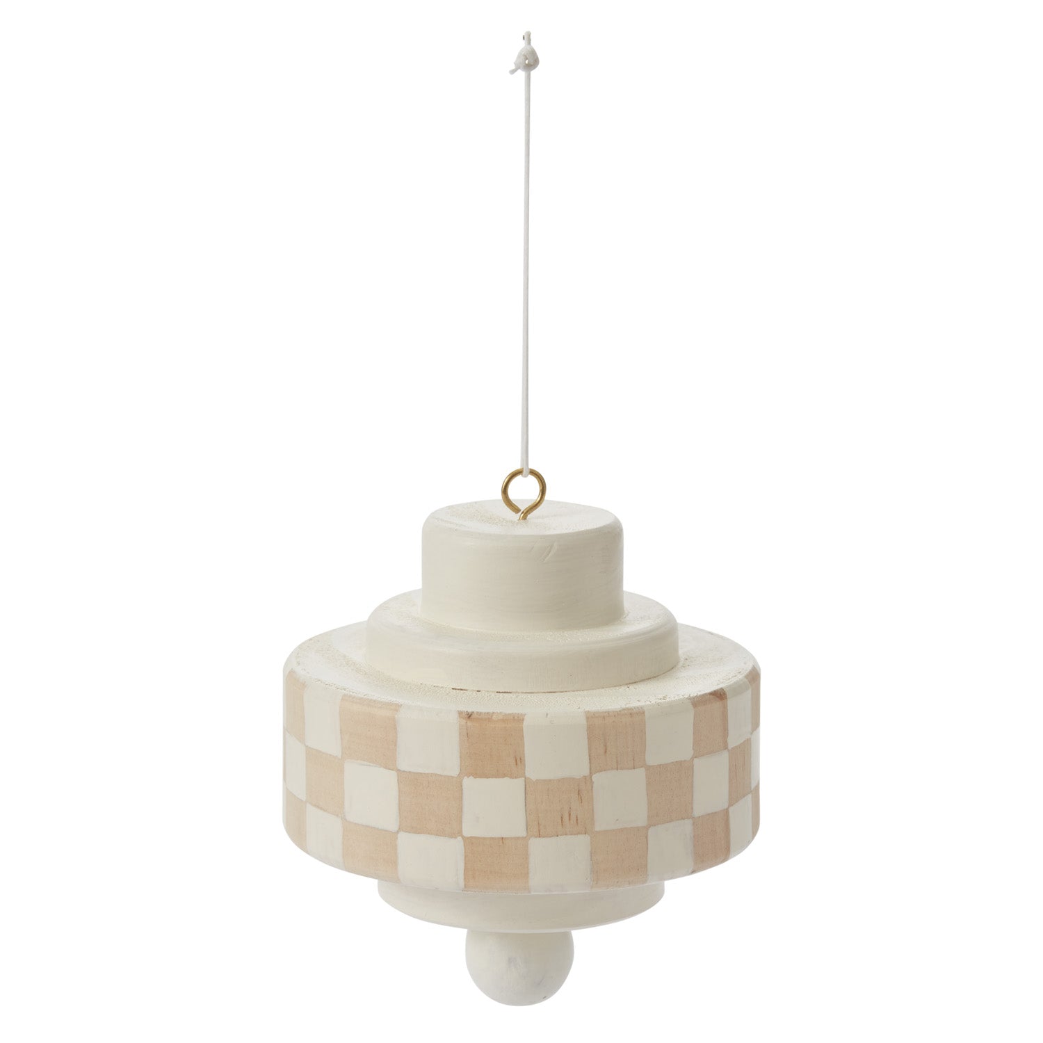 Breda Ornament White 3.75"x4"