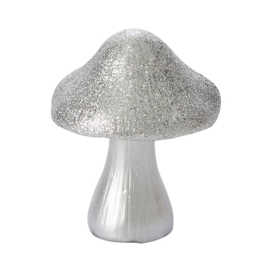 Sparkle Mushroom Figurine 3"x 3.5"