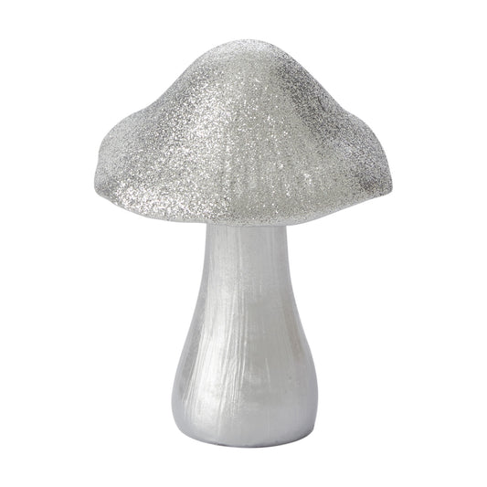 Sparkle Mushroom Figurine 3.75"x 5.25"