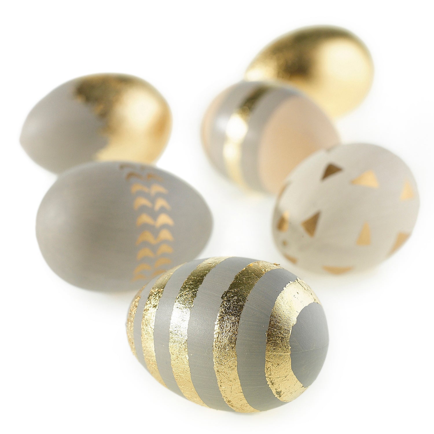 Eggs Set of 6 - 1.75"x 2.5"