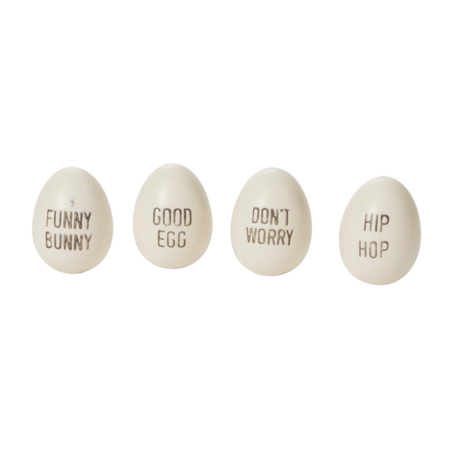 Spritz Egg Set of 4 - 1.75"x 2"