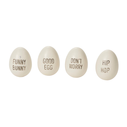 Spritz Egg Set of 4 - 1.75"x 2"