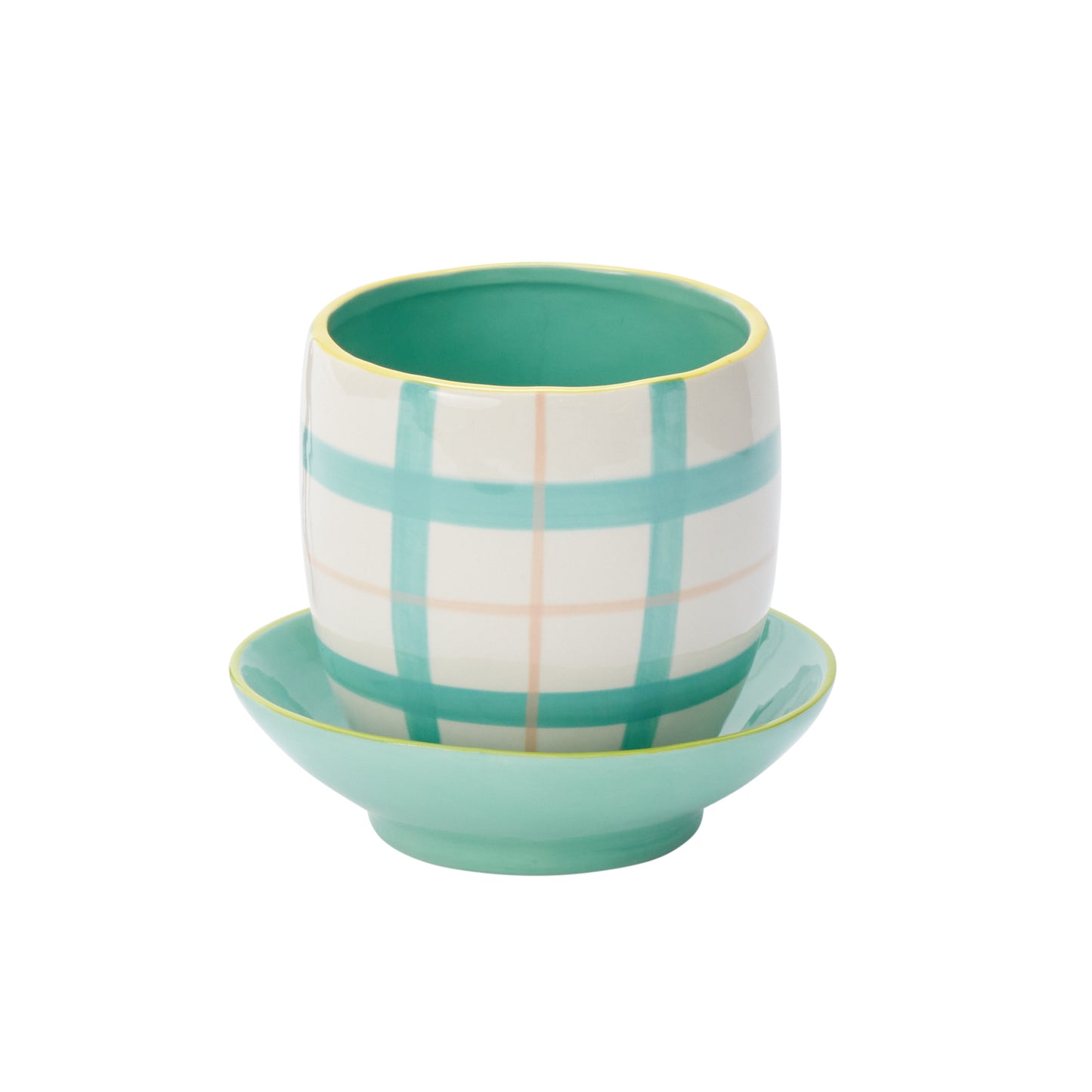 Bertie Pot w/ Saucer 6.5"x 5.5"