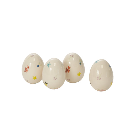 Ditsy Floral Egg Set 1.75"x 2.5"
